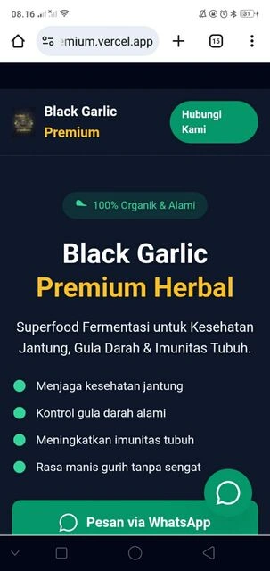 Mobile Preview Black Garlic
